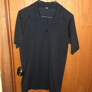 LULU LEMON Black Polo Men’s